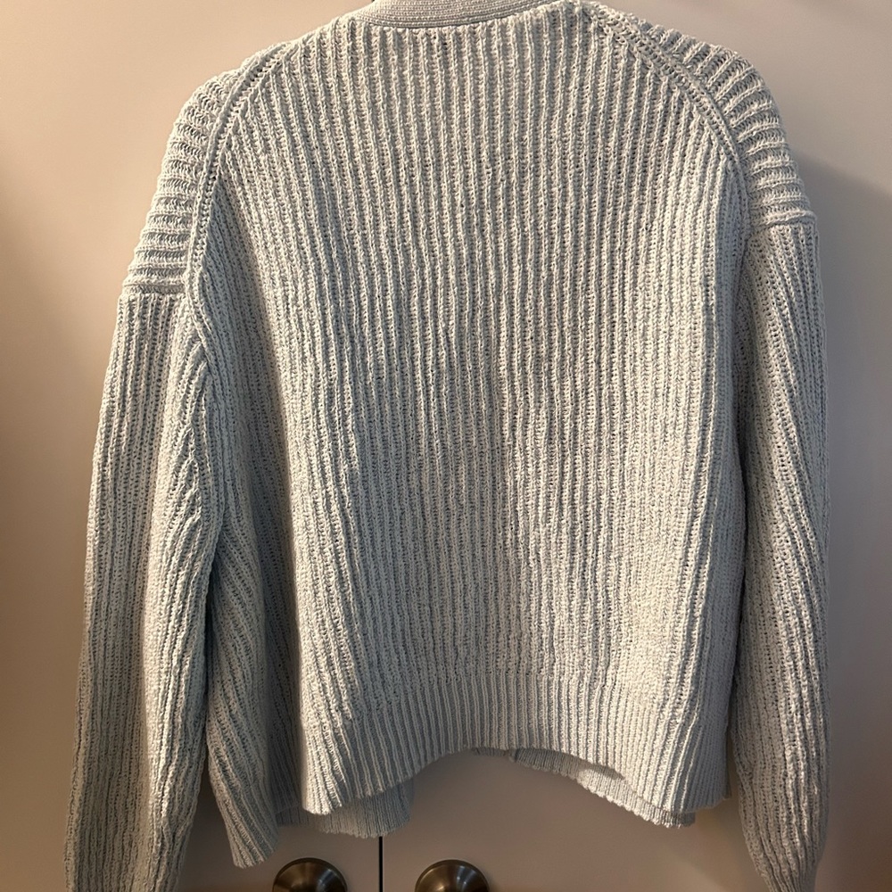 Light blue J.Crew cardigan size XL